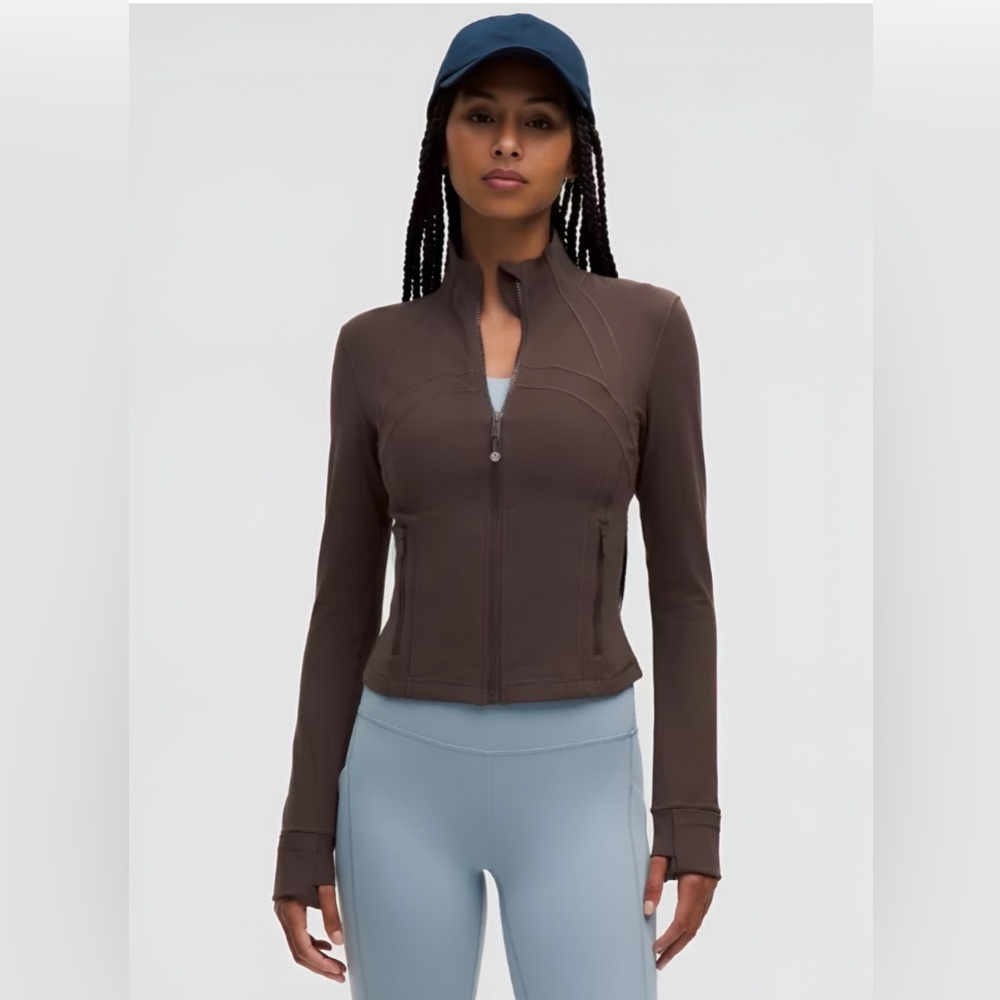 Lululemon Forme Jacket Herringbone Zip-Up with Pockets, size S